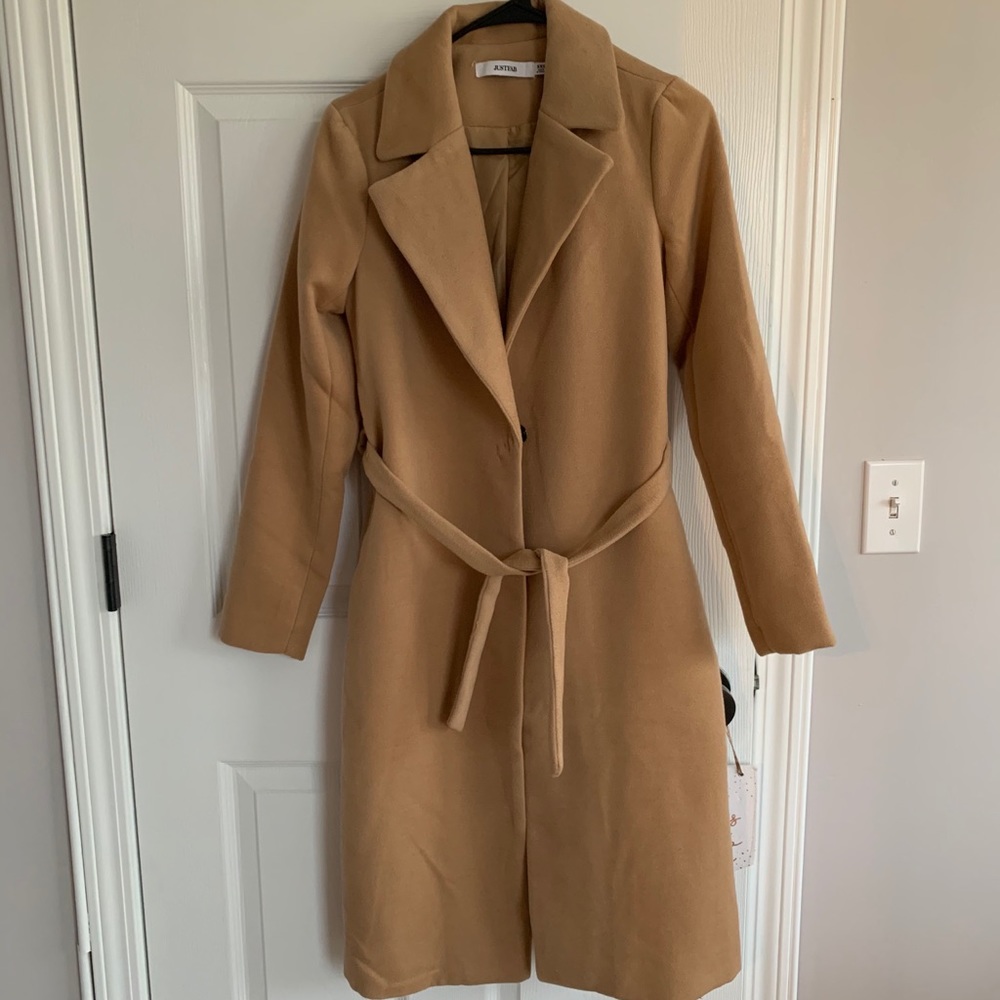 Belted Oversized Wool Coat